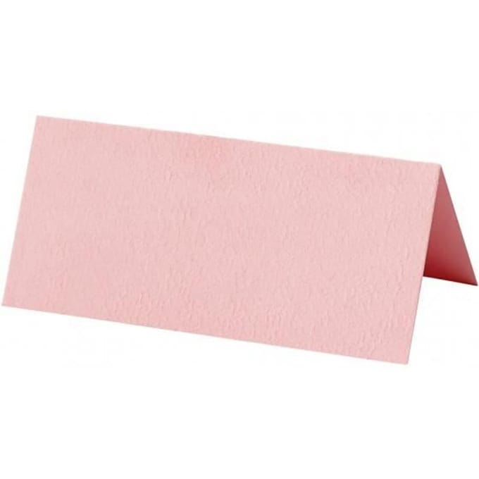Plaatskaarten, lichtrood, afm 9x4 cm,  220 gr, 20stuks