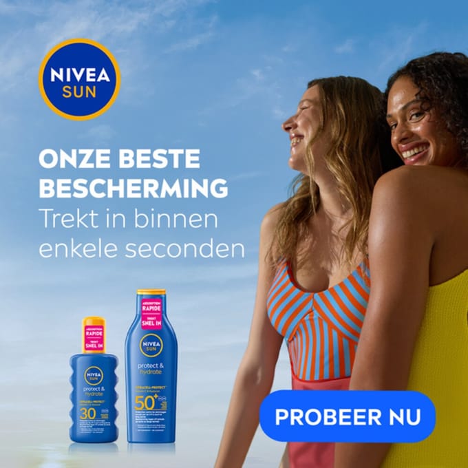 NIVEA Sun - Protect & Hydrate Zonnebrand SPF 30 - 6 x 200 ml - Voordeelverpakking