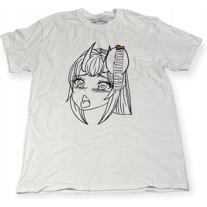 Koszulka T-shirt męski okrągły dekolt SPENCER'S LEWD COMPLEX M white