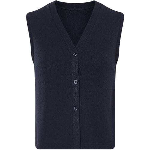 ESMARA Gebreid dames vest (Marineblauw, S (36/38))