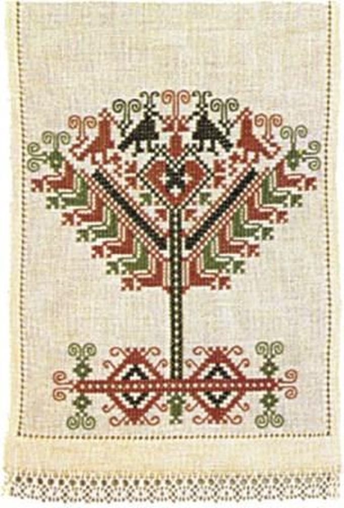 borduurpakket 13002 klokkenkleedje, levensboom