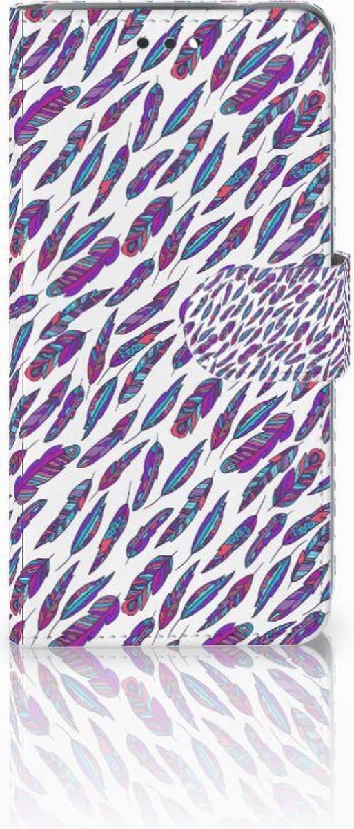 Nokia 3.1 (2018) Telefoon Hoesje Feathers Color