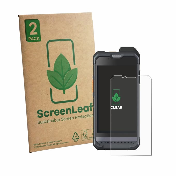 2 Stuks Screenprotector voor Hytera PNC460 - Hoogwaardige Beschermfolie transparant
