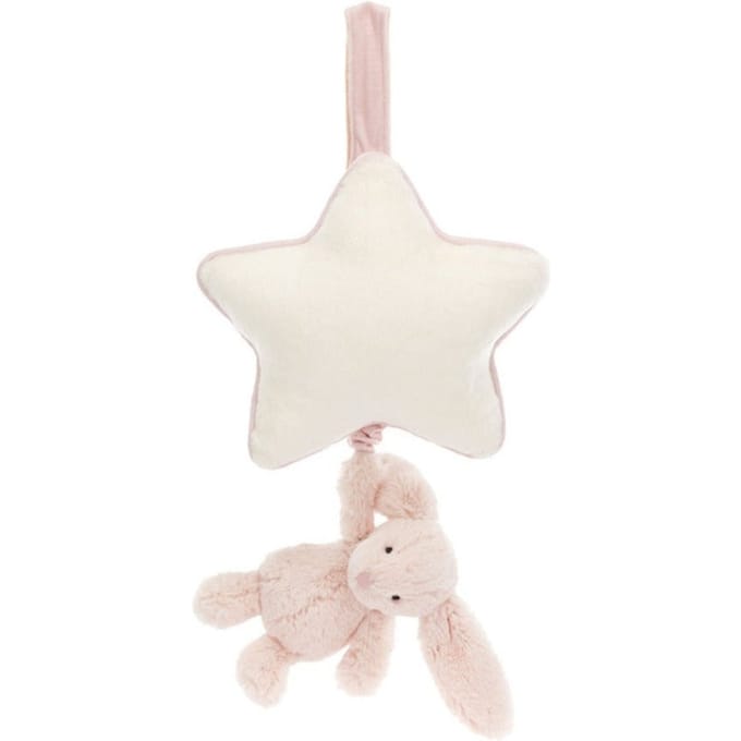Jellycat muziekdoosje Bashful bunny blush