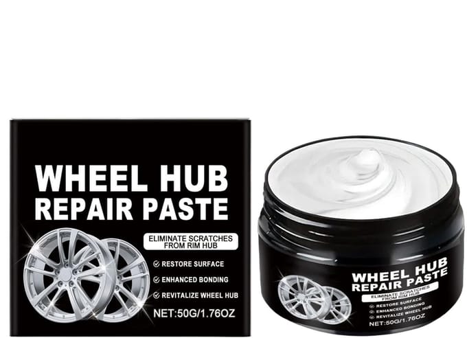 Velgen reparatieset - Chroom poetsmiddel - Velgen opknappen - Met spons - 50 gram