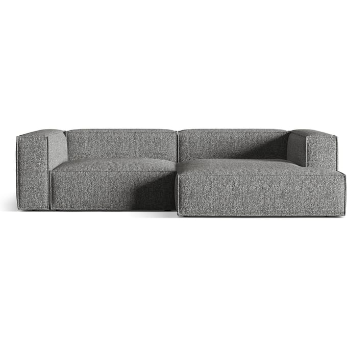 Hoekbank Nuria 4-zits rechts bouclé | Micadoni