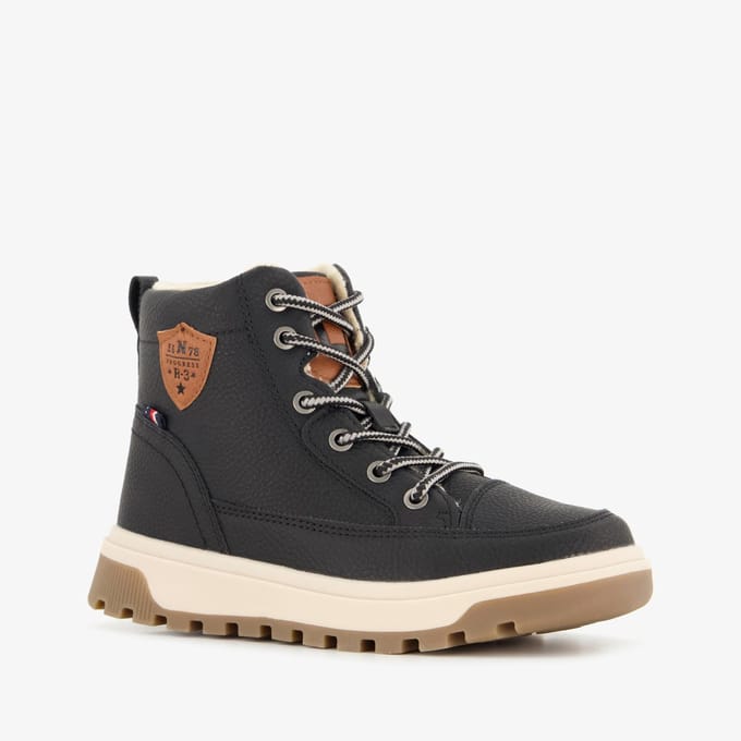 Blue Box gevoerde jongens veterboots blauw - Maat 33