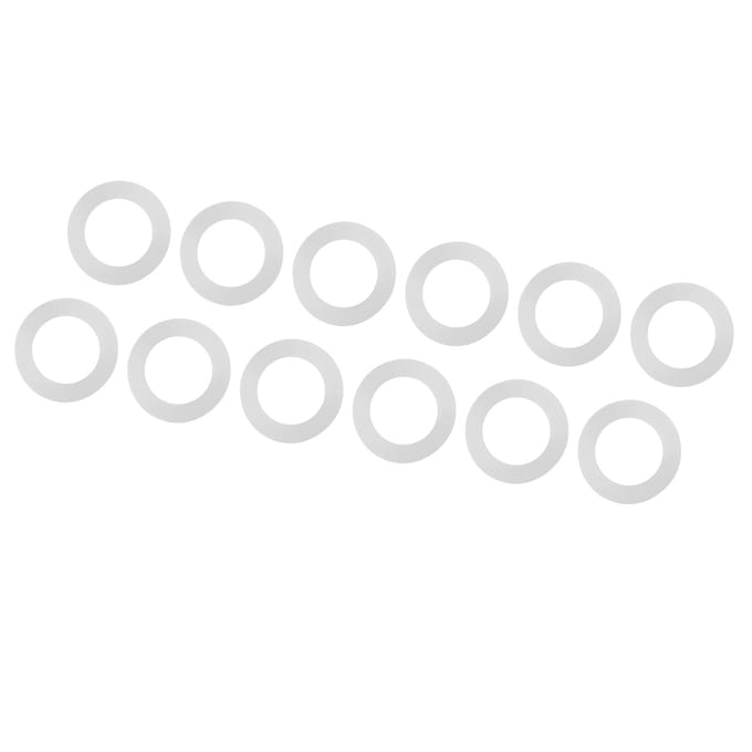 12 stuks Platte Pakking Witte Siliconen O-ring Afdichtingsringen voor Balgslangen 1"