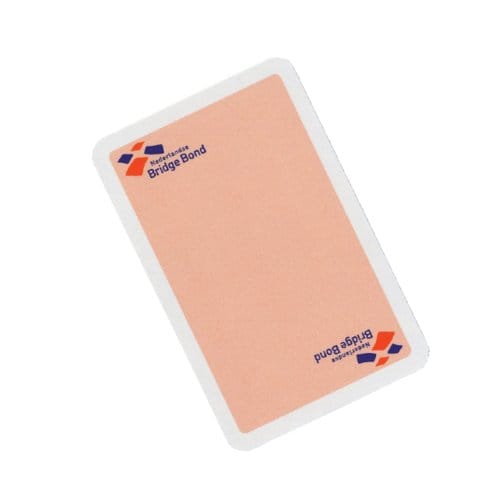 Speelkaarten bridge bond roze