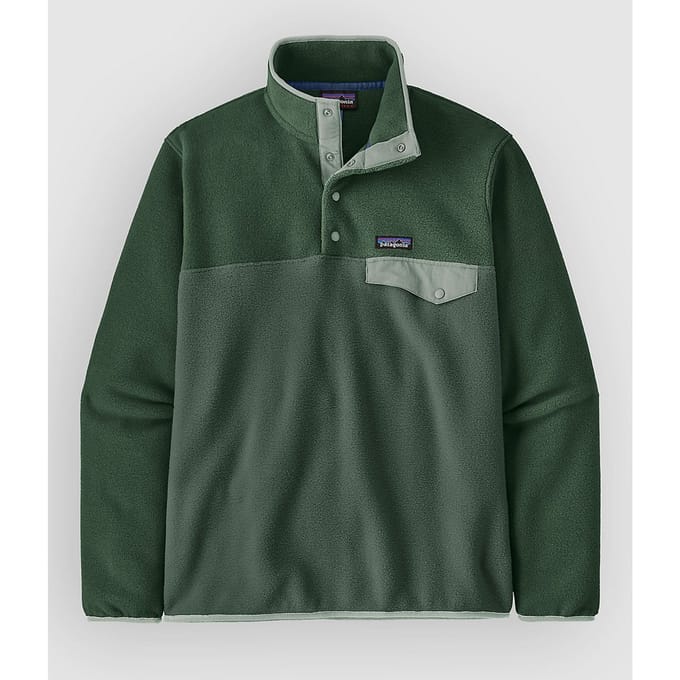 Patagonia LW Synch Snap-T Half-Zip Fleece Trui groen