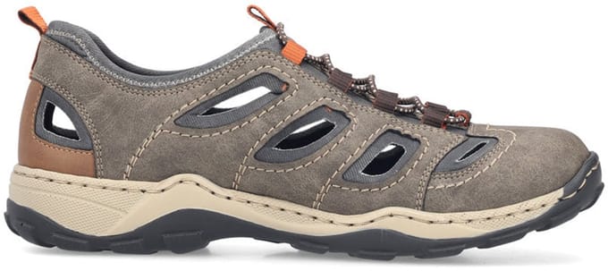 Rieker Heren Instappers Slipper, 08065-29, Bruin Blue