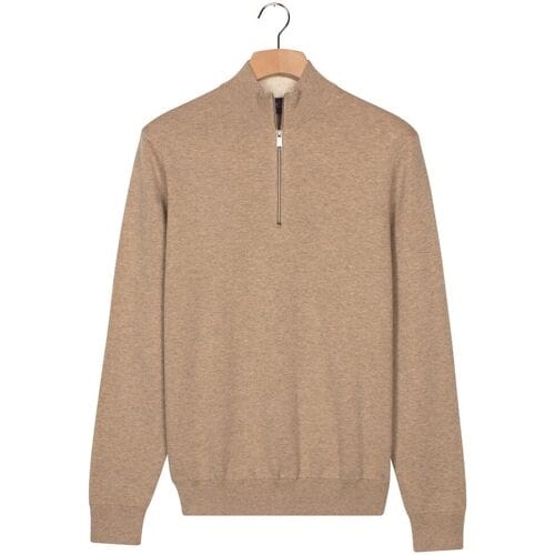 Baileys - Trui - Fijn gebreid - Regular fit - Katoen/Cashmere - Pullover - Beige - 528498-815