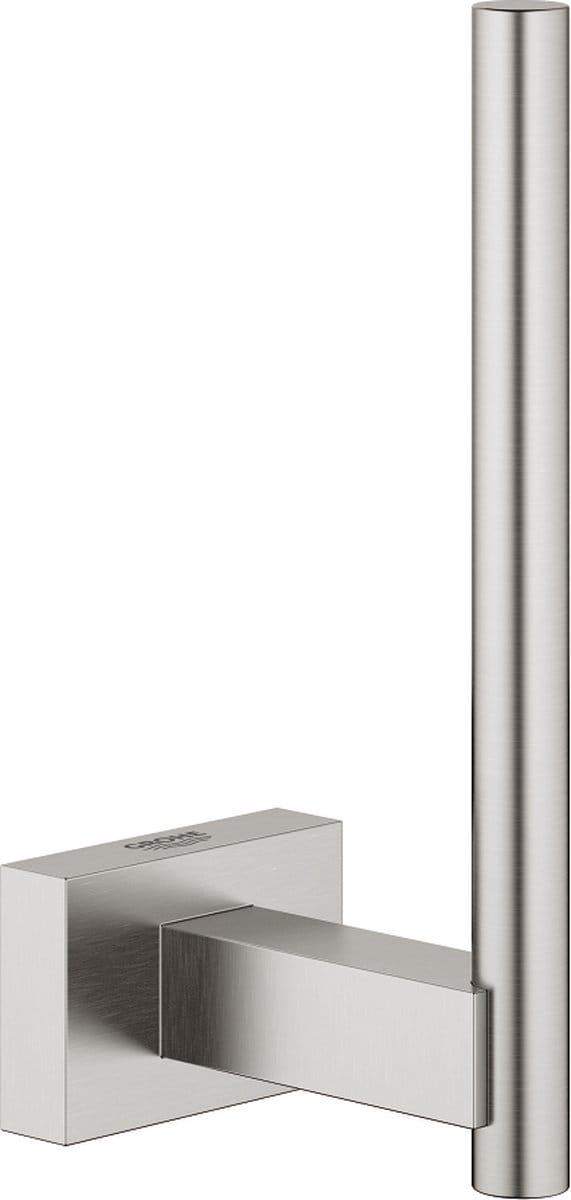 GROHE Essentials Cube Closetrolhouder - Supersteel (RVS look) - 40623DC1