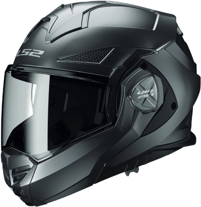 LS2 FF901 Advant X Solid Gloss Zwart Systeemhelm - Helm