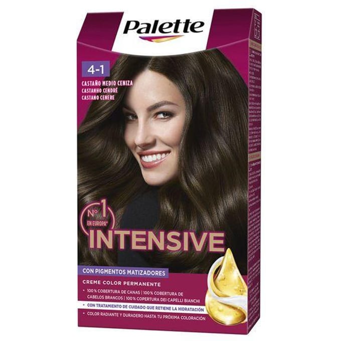 PALETTE INTENSIVE teinture #4.1-Brun cendré moyen 1 unité
