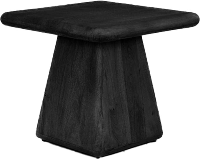 Tower Living Bijzettafel Asti Vierkant Zwart 60cm