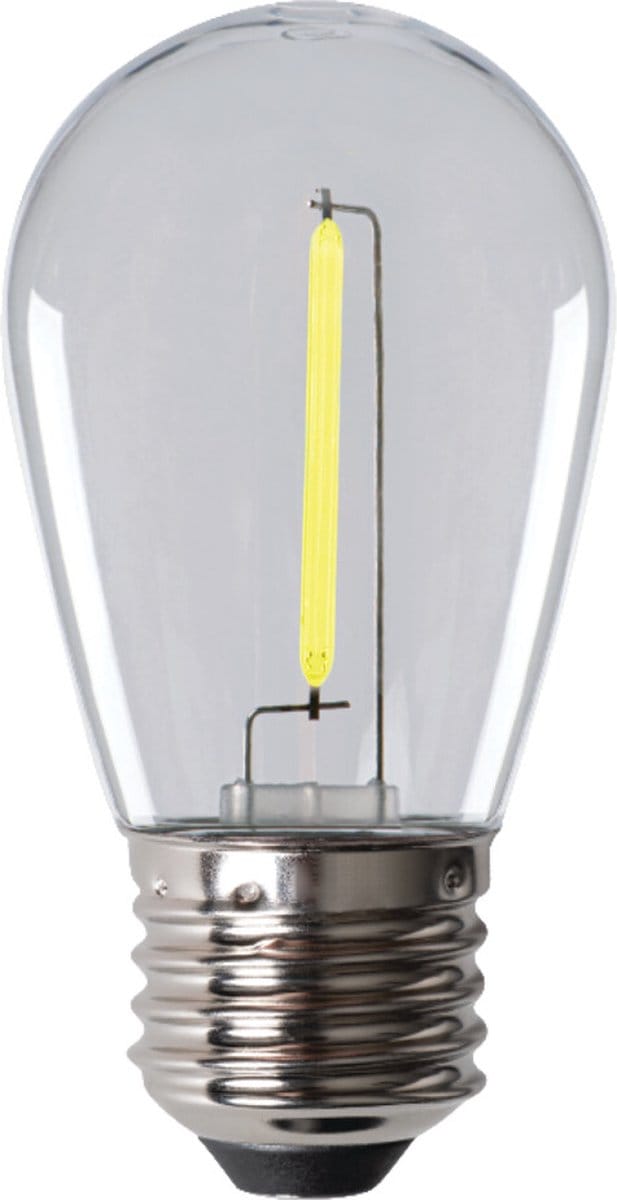LED E27 ST45 Filament lamp - 0,9W - Groen - 75Lm - Geschikt voor prikkabel