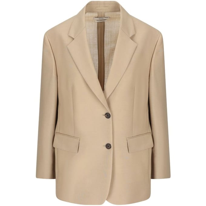 Prada touwkleurige blazer