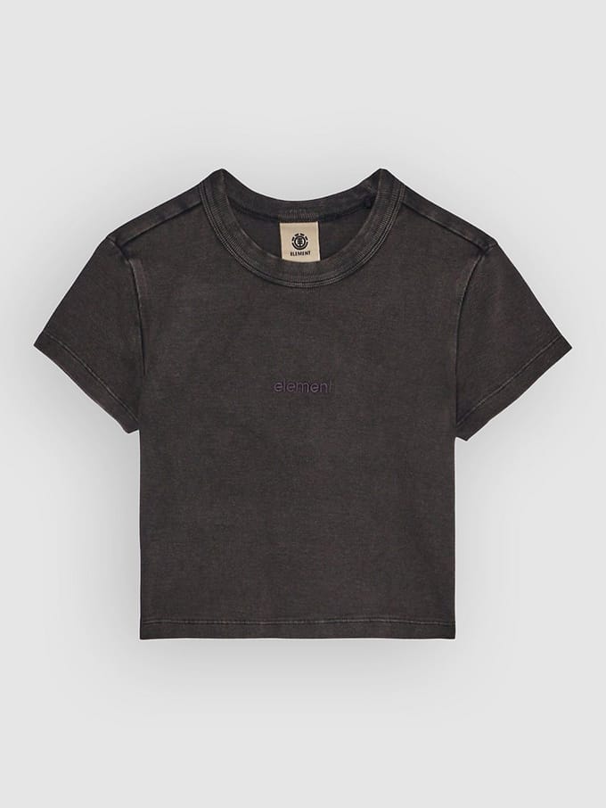 Element Lowcase Crop T-Shirt zwart