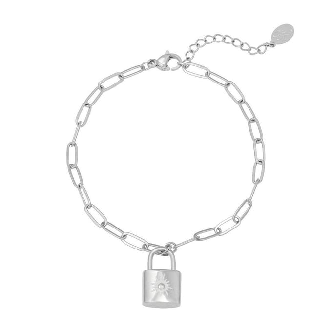 Armband Little Lock - Yehwang - Armband - One size - Zilver