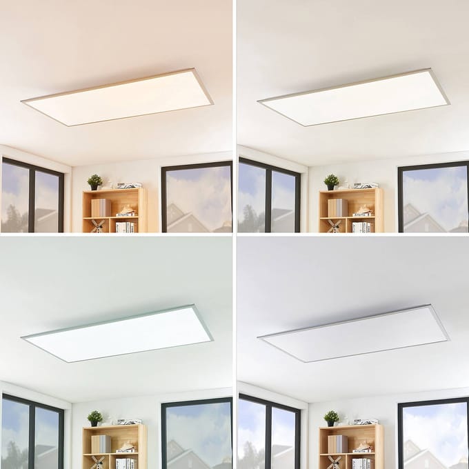 Lindby LED paneel Stenley, CCT, 120 cm x 60 cm, dimbaar