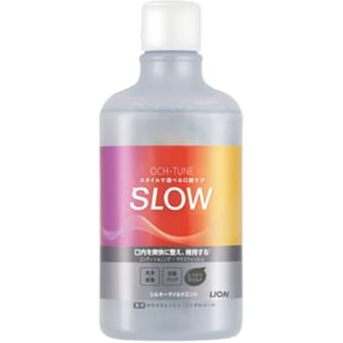 LION - Och-Tune Mouth Wash Slow - Silky Mild Mint - 600ml