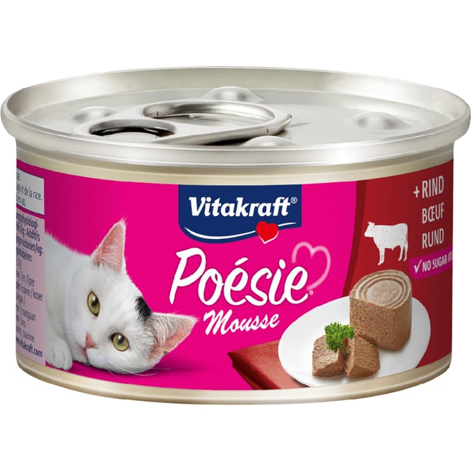 12x85g Vitakraft Poésie Mousse Rund nat kattenvoer