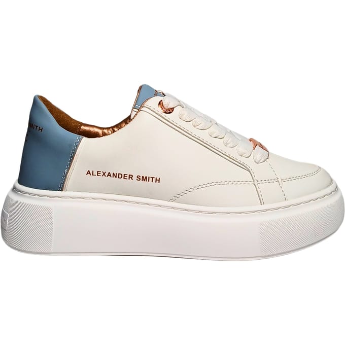 Damesschoenen Alexander Smith Eco Greenwich-White Azure