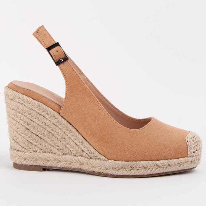 Montevita Espadrilles Met Een Sleehak Balenci7 Bruin
