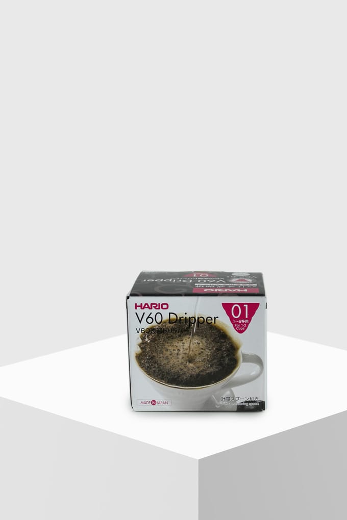 Hario V60 Dripper 01 keramisch koffiefilter (handfilter) wit