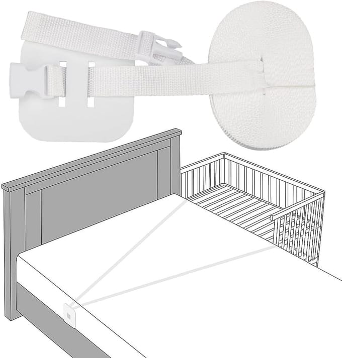 Verstelbare Bevestigingsriem voor Co-Sleeping – Universele Fixatieband voor Wieg en Boxspring
