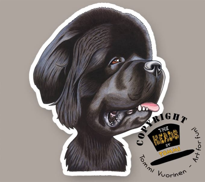 Magneet Hond Newfoundlander