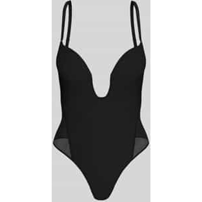 Shapewear body met diepe v-hals