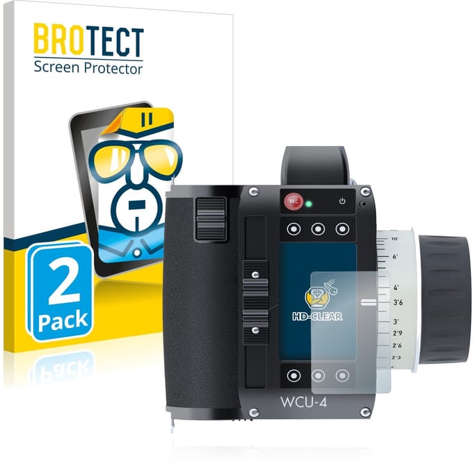 BROTECT - Screenprotector voor Arri WCU-4 - Folie Beschermfolie transparant 2 Stuks
