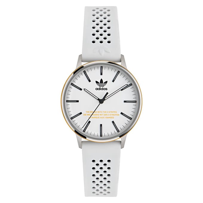 Adidas Originals Code One AOSY24046 Horloge - Siliconen - Wit - Ø 38 mm
