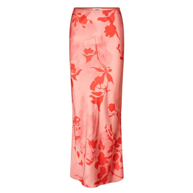 mbyM Aninda-M Felissa Rok met print roze satijn