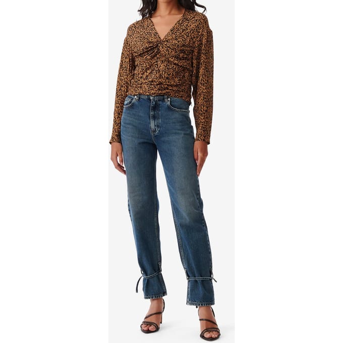 IRO Paris Troy Trouser Authentic Blue Denim Taglia: W25 | Jeans straight fit Outlet | Donna | Blu