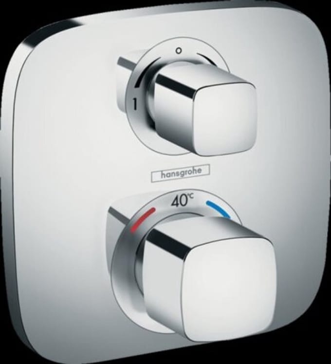 hansgrohe Ecostat E thermostaat afbouwdeel voor 2 functies chroom