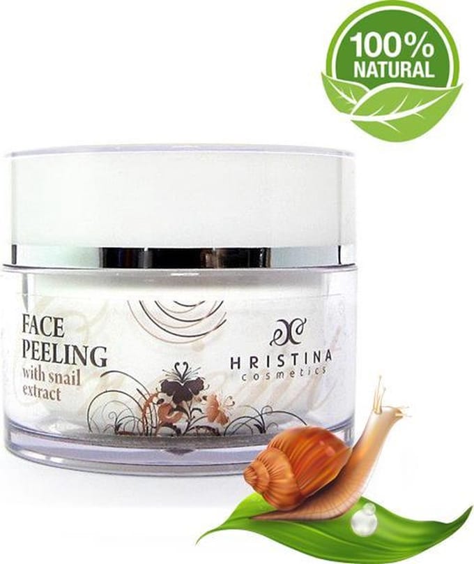 Slakken Anti-age Face Scrub 100% Natural - Met Collageen & Elastine - 100ml