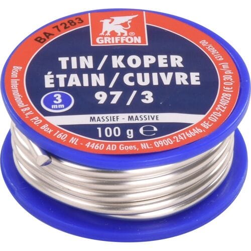 Griffon draadsoldeer 97/3 3mm 100gram