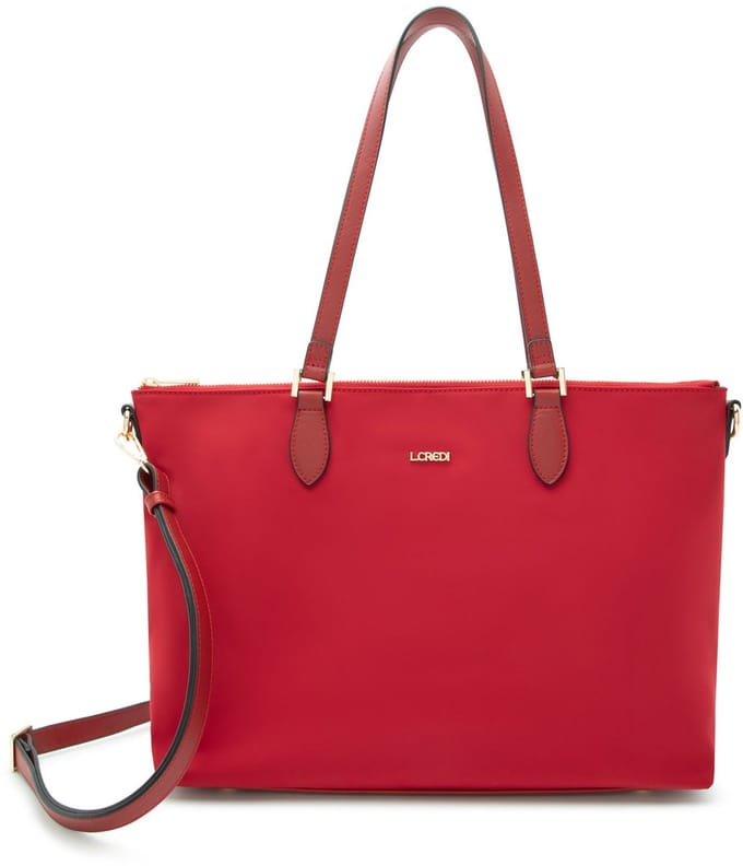 L.CREDI Alena Shopper Tas 43 cm - 16 L - rot