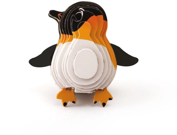 Graine Creative 3D knutselset karton pinguïn educatief speelgoed.