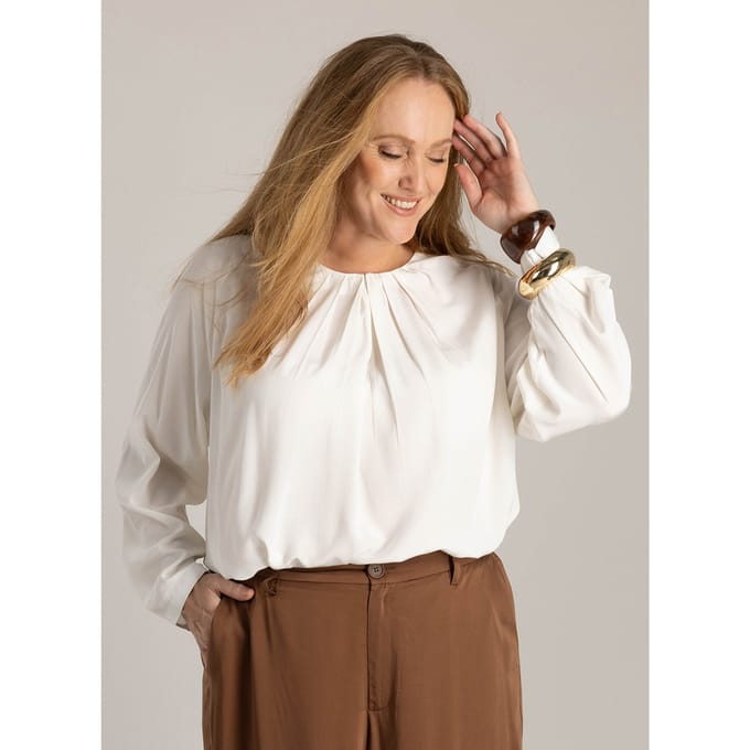 YEST CURVE Hazel Tops - Winter White - maat 3(52)