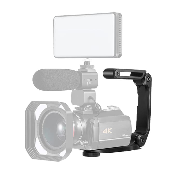 Voor ORDRO UGrip Video Filmcamera Handvat Handheld Stabilisator Houder Grip black
