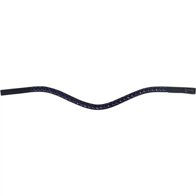 Horka Frontriem Horka Colori Black Zwart-blauw