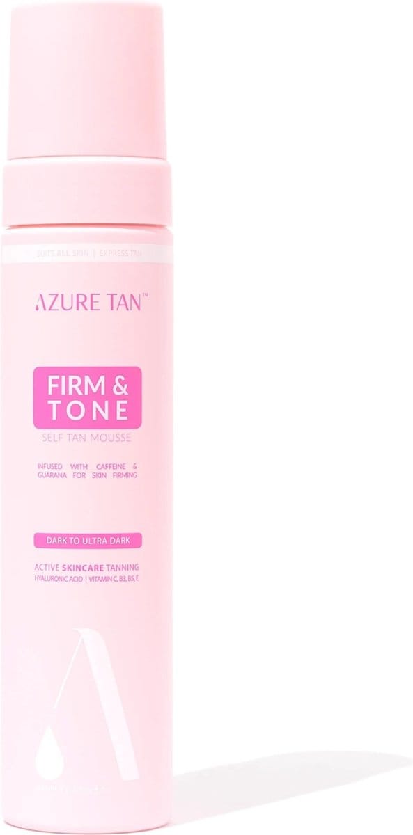 Self Tan Mousse FIRM & TONE - Dark To Ultra Dark 200ml, Azure Tan