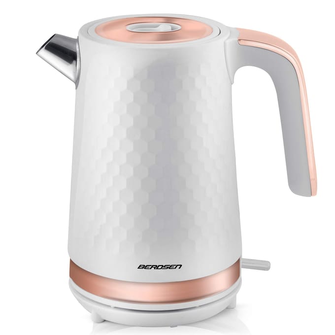 Berdsen BD-705 waterkoker 1,7l, wit en koper