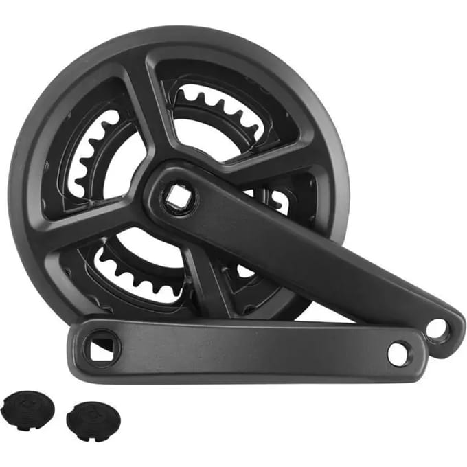 Aluminium crankstel met kettingbeschermer P2R 9V