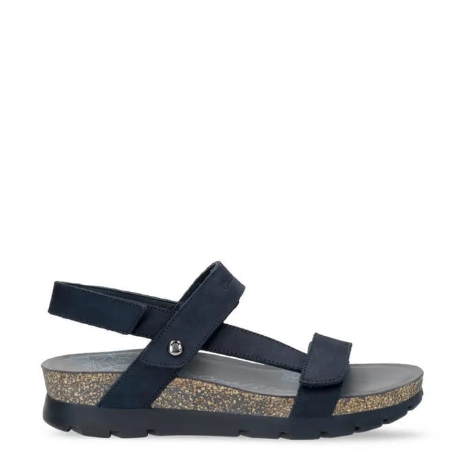 Panama Jack Sandaal Selma Basics B1 Nubuck Marino Navy Blauw