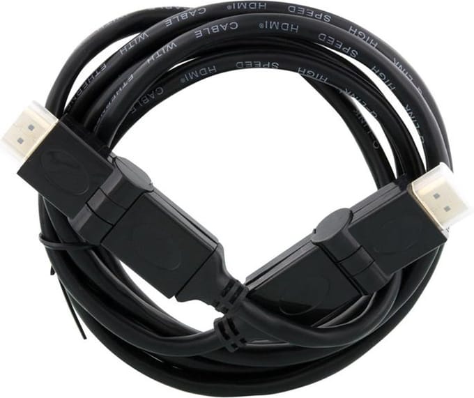 Q-Link HDMI kab hi speed gold plated draaibaar 2m